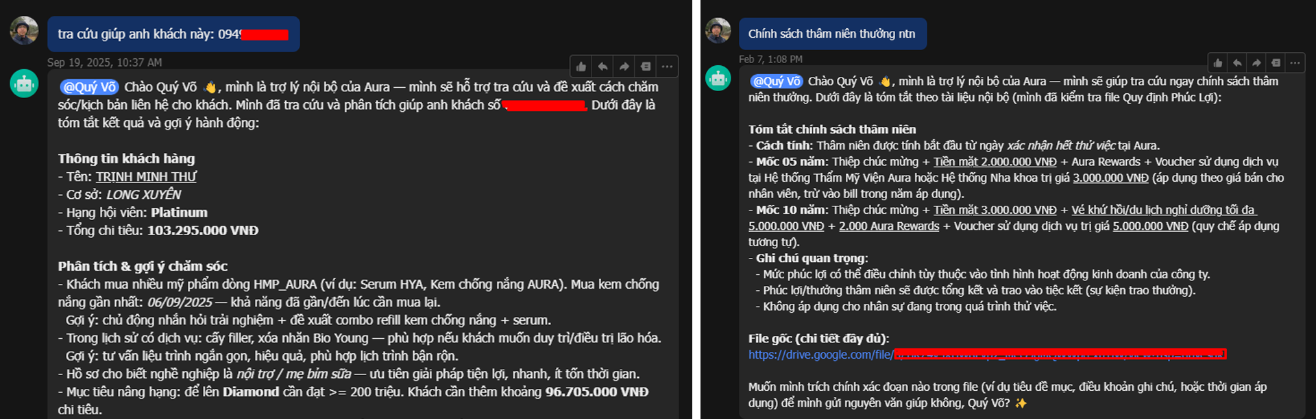Chatbot AI Tư vấn Khách hàng và Hỗ trợ Nội bộ